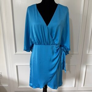 Ramy Brook Alexis Dress – Lake Blue – Size 8 – NWT – Stunning Wedding Guest Look